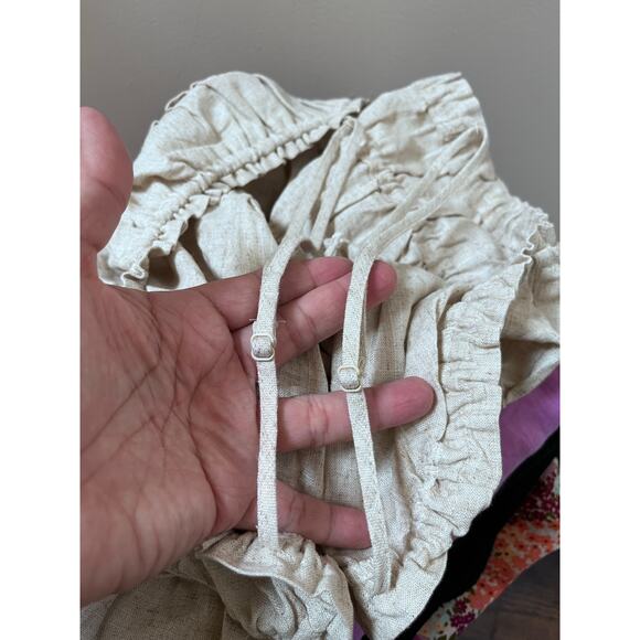 H&M Divided Neutral Front Adjustable Drawstring Cami Top Size XL Festival - Picture 8 of 13